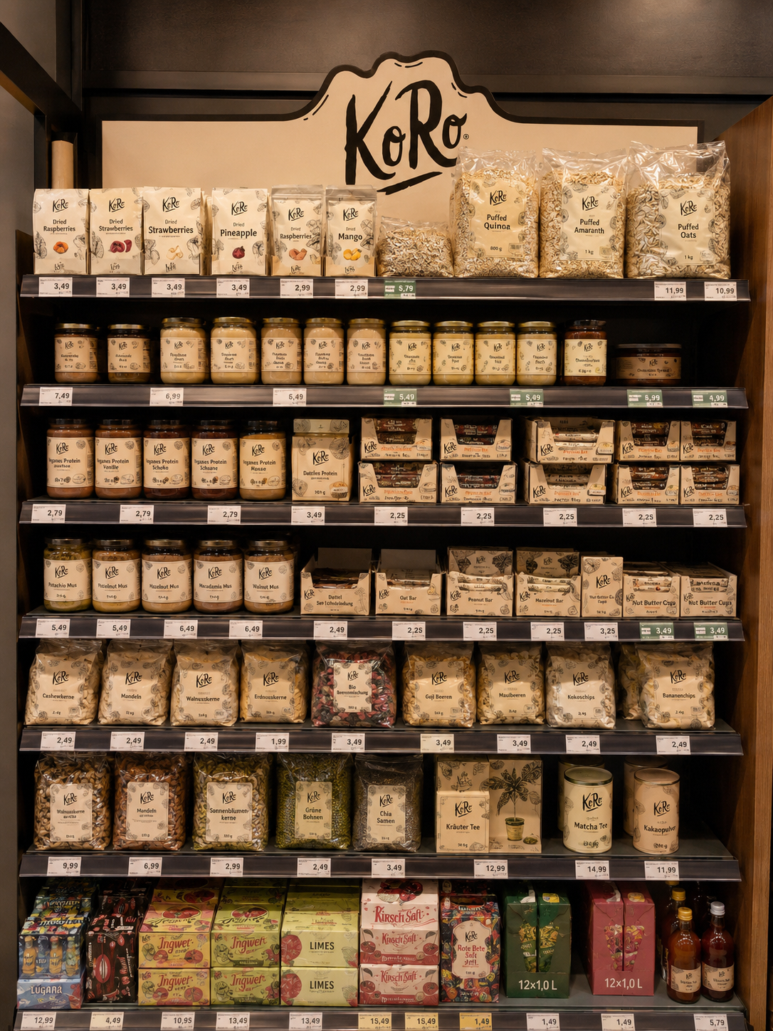 KoRo – Nüsse und Trockenfrüchte