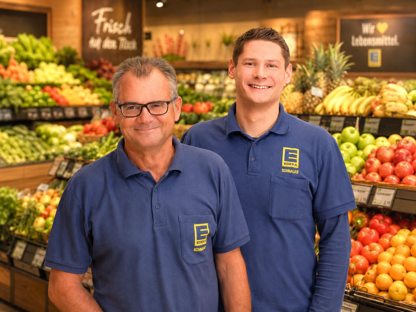 Marco und Alfred Schnalke – Familienbetrieb EDEKA Schnalke